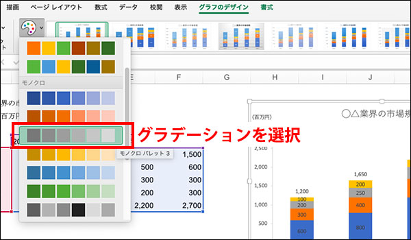 エクセル プロっぽい棒グラフの作り方を覚えよう